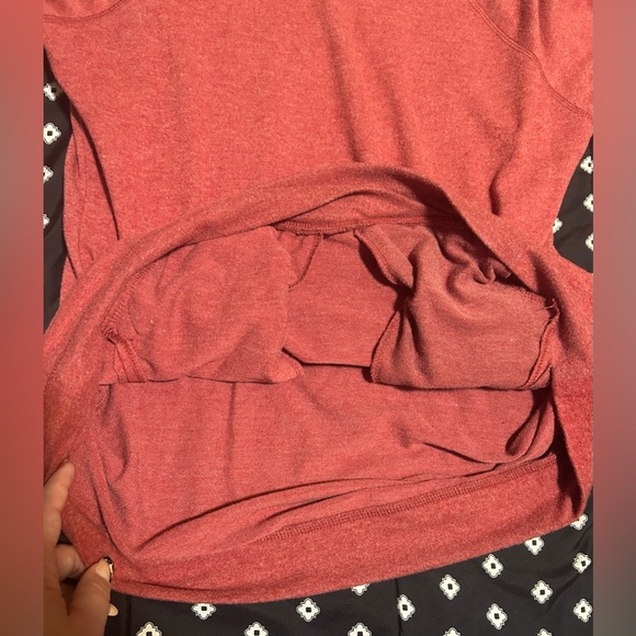 Davina red soft long sleeve sweater w/ pockets-size l - Picture 9 of 11